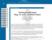 Tablet Screenshot of johannes-hakes.de